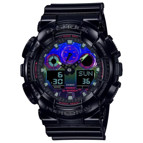 

Мужские часы Casio G-Shock GA-100RGB-1A, Модель для зарубежного рынка