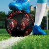 Pallone da Calcio Logo AC Milan, colorato, adatto a tutte le età, cucito a macchina, materiale PVC, qualità da competizione, durevole e ad alto rimbalzo