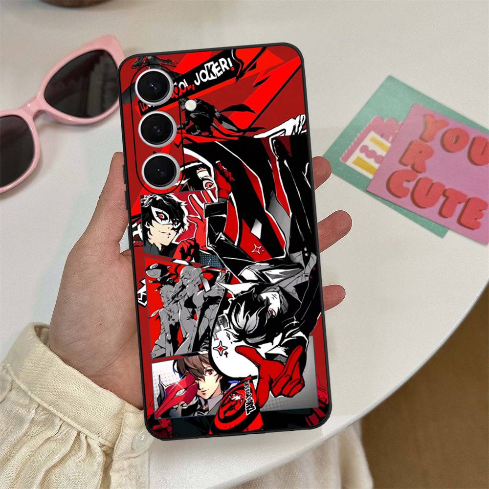 

Game P-PersonaS Anime Phone Case For Samsung S 24 fe 25 Ultra plus 20 lite 21 30 22 23 24 22 Ultra 5G Fundas Samsung S23 Plus 5G