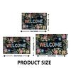 Vintage Patchwork Carpet Mat Rug Botanical Animal Pattern Design Home Decoration Floor Mat Floor Mat Welcome Mat Home Mat