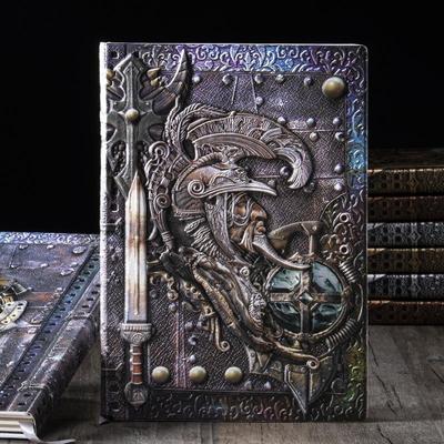 Paladin European Retro Business Diary: Embossed PU Notebook