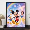 Disney Diamond Art Painting Kit Mickey Donald Snow White Magical Castle Home Wall Decor Handmade Gift