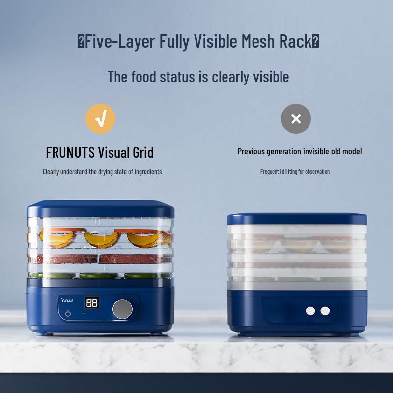 Compact Food Dehydrator for Fruits, Vegetables, Meats, and Pet Treats