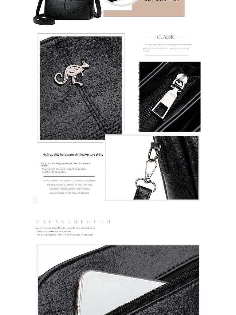 2024 Fashionable Women's Large Capacity Shoulder Bag - Stylish and Versatile Messenger for Moms