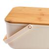 Bread Keeper for Bread, Bun, Bagel, Loaf Bakery Space Saving Cafes Box Navy