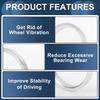 INFINAUTO Wheel Hub Centric Ring OD 75.1mm to ID 66.6mm