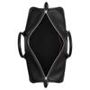 Coach Compass 45 Silver Zipper Closure Leather Bowling Bag Unisex Shoulder Bag Black CCB85-BLK