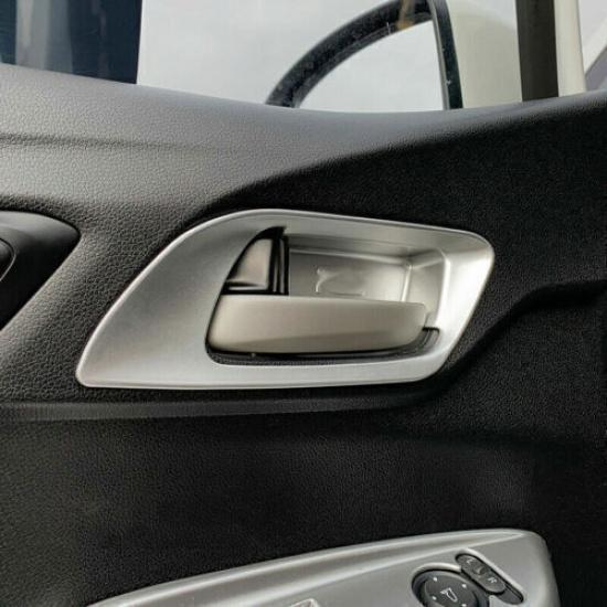 Inner Door Bowl Cover Decoration 4pc 14-2020 Silver ABS Fit for  Honda Fit/Jazz