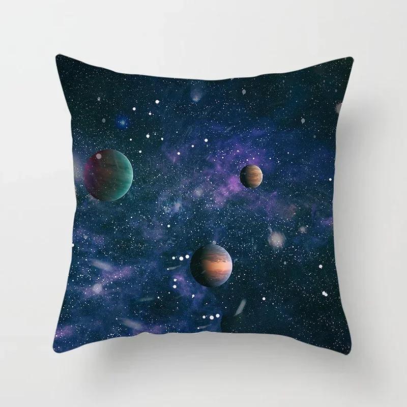 Planet Space Series Pillow Gift Home Office Decoration Bedroom Sofa Car Cushion Cover