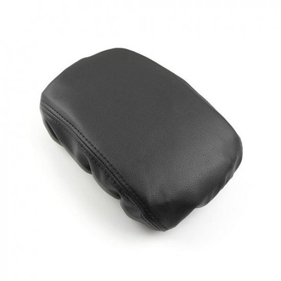 Black Center Console Armrest Box Cover Leather Pad For VW Golf 8 MK8
