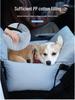 Universal All-Season Car Rear Seat Dog Bed: Removable, Washable, Handbag-Style Design.