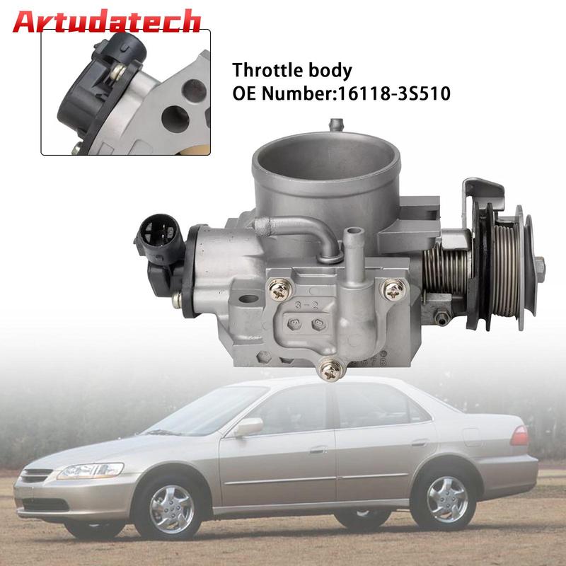 Artudatech Дроссельная заслонка 16400-PAA-A61 Для Honda Accord SE EX LX 2.3L 1998-2002 Автомобильные аксессуары