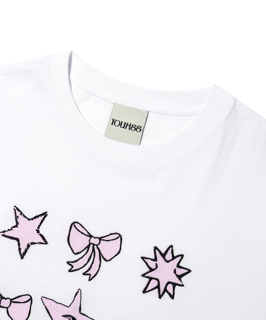 YOUHEE Youhee Star Graphic T-Shirts White