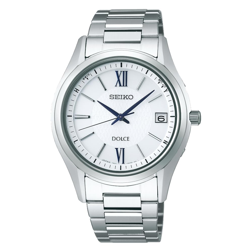 Seiko Watch Dolce Solar Watch SADZ185 Silver Radio-Controlled Men's
