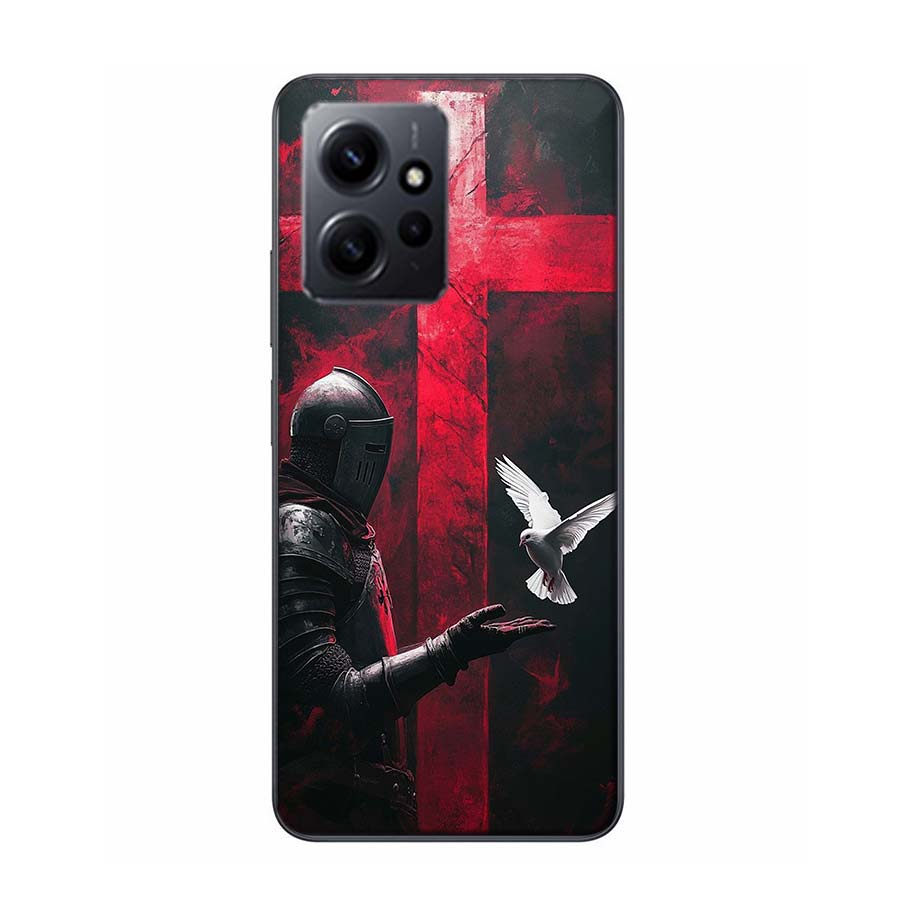 The Bright Red Crusade Phone Case For Redmi 12 13C 12C 15C 9 10 10C Note 13 Pro Plus 14 15 Pro 9T 9C 9A TPU Soft Cover Clear Cel