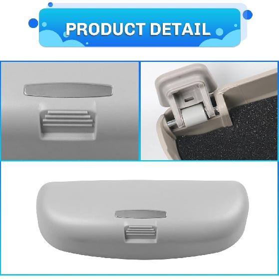 SXCY For -2024 2025 Hyundai Tucson Santa Cruz Glasses Holder Box For -2024 2025 Tucson Santa Cruz Interior Accessories For Hyundai Sunglasses Case