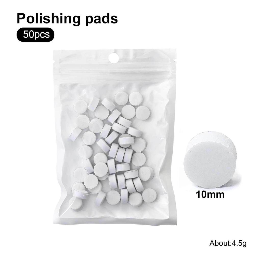 50-teiliges Nailart-Schleif- und Polierset mit 15 mm Schleifblättern