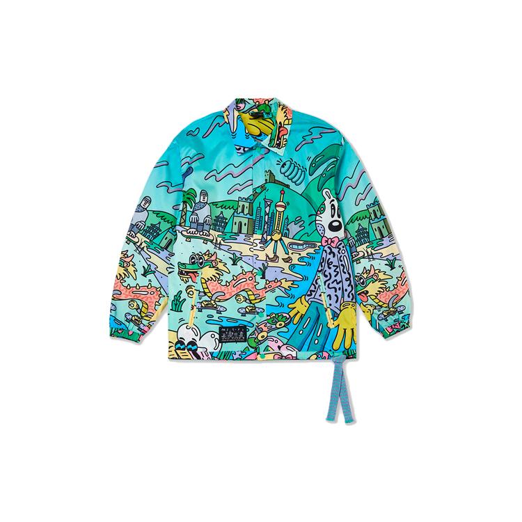 Li Ning X STEVEN HARRINGTON Skateboard Jackets Unisex Green Lapel Moderate Other AFDR797-3 L