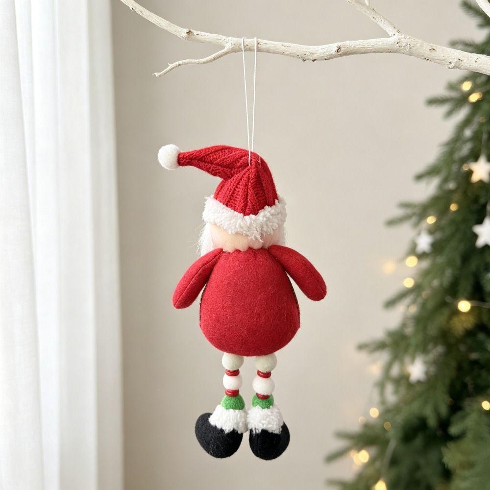 Elk Deer Doll Christmas Santa Claus Pendant Santa Claus Christmas Doll Ornament Home Decoration