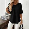 Summer Loose Fit Slimming Ruffle Blouse Women