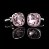 Fashion Colored Glass Diamond Sleeve Decorative Buckle For Suit