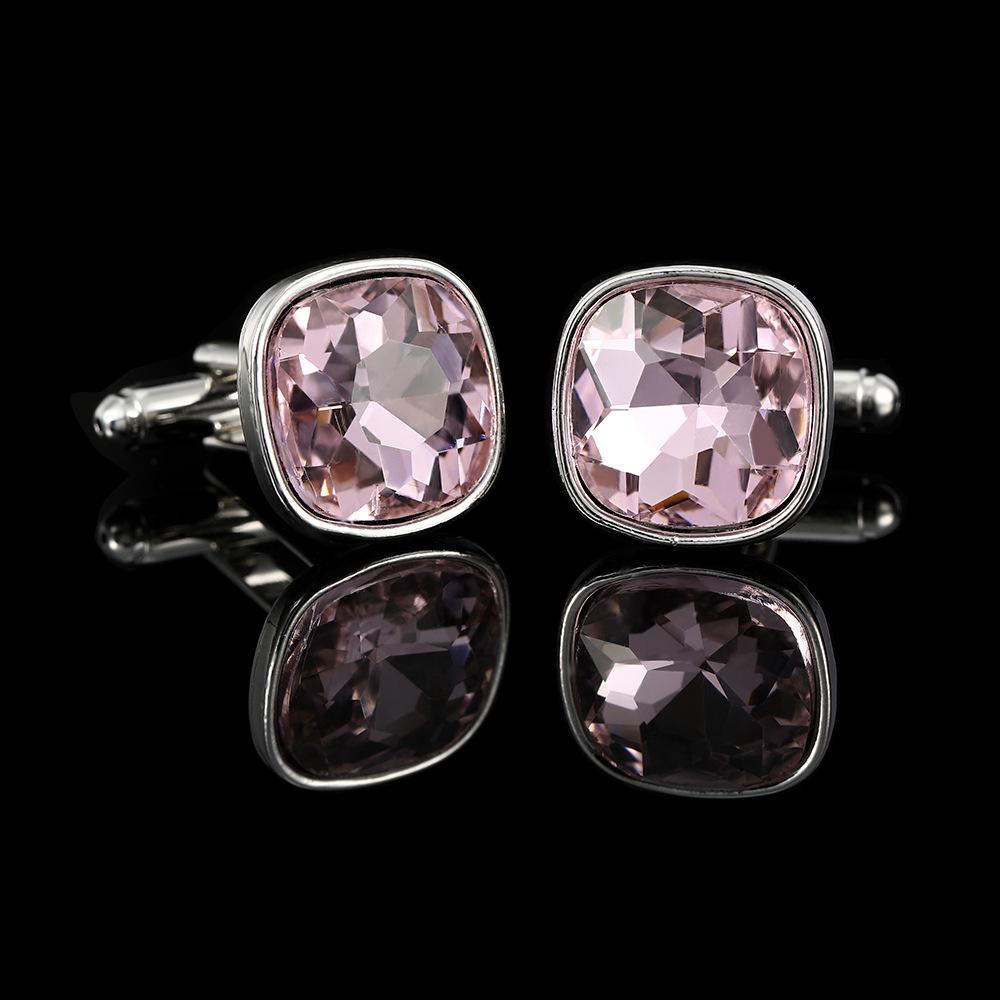 Модная Цветная Стеклянная Алмазная Декоративная Пряжка-Застежка для Костюма One Size розовый