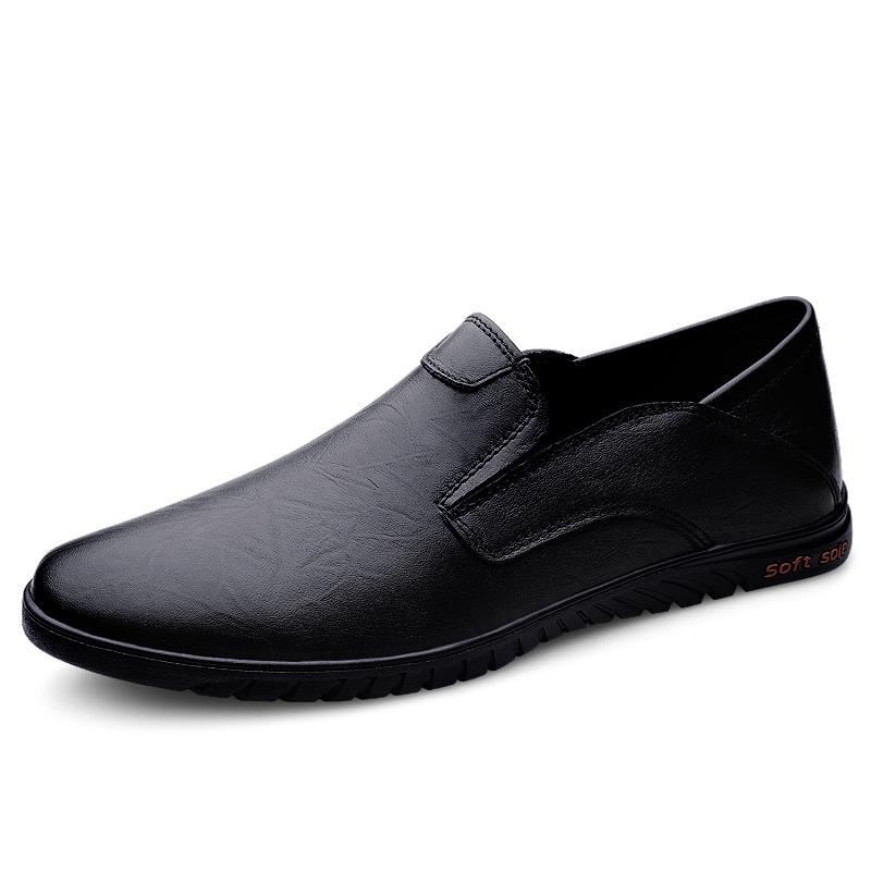 

Модные мужские туфли для ходьбы из натуральной кожи, новинка, мужские лоферы, дышащие слипоны, ручная работа, ленивая обувь, легкие туфли для вождения 46