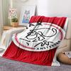 1pc Ajax Amsterdam Print Flannel Blanket, High Quality Comfortable for All Seasons, Home Decor, Warmth and Comfort, Perfect for Christmas Gifts07