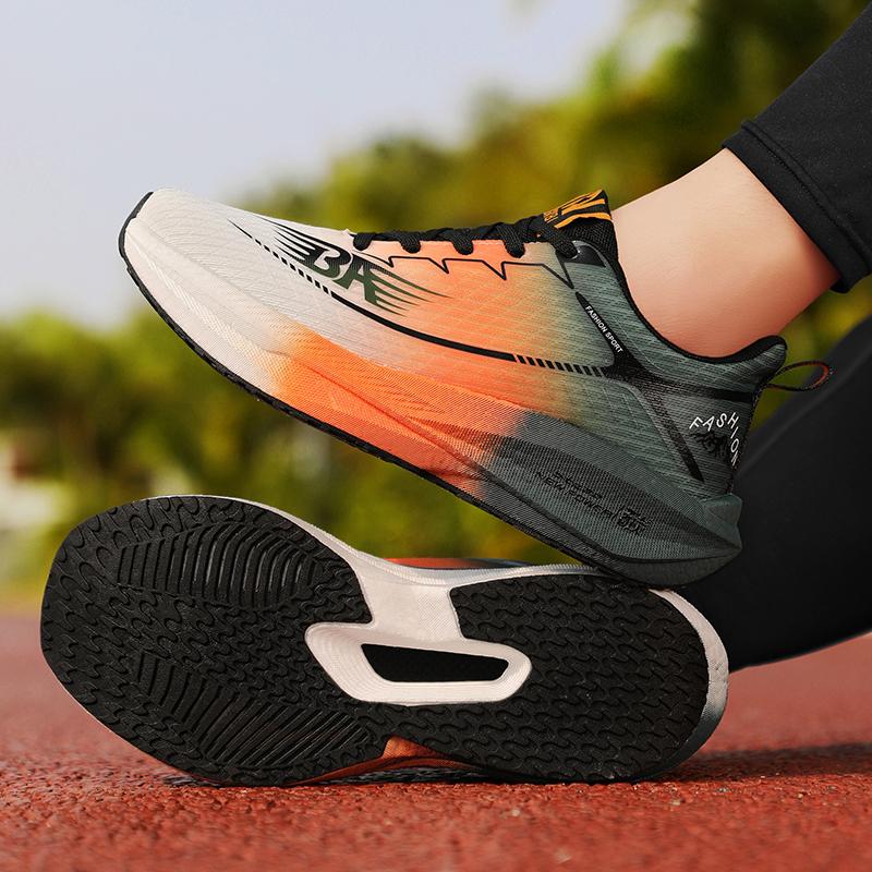 Men's Shoes Breathable All-match Mesh Shoes Sports Carbon plateShoes Men's All-match Wear-resistant Running Shoes for Men