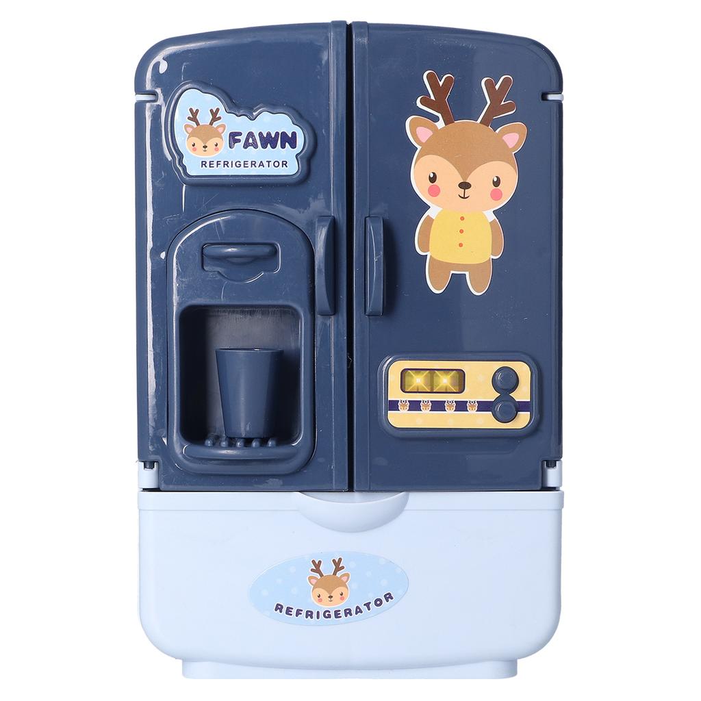 Toy Refrigerator Cultivate Interest Hands On Ability Appropriate Size Many Cute Accessories Kids Toy Fridge for Kids