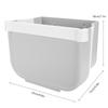 Cubo de Basura Plegable de Pared para el Hogar, Cocina, Oficina, Gris