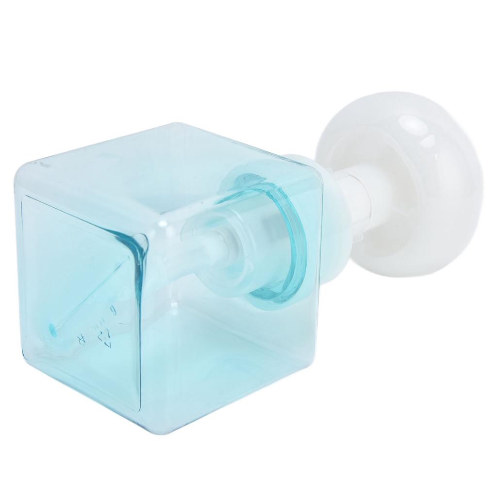 250ml Foaming Bottle PETG Plastic Flower Foam Dispenser Square Bottles for Cosmetic