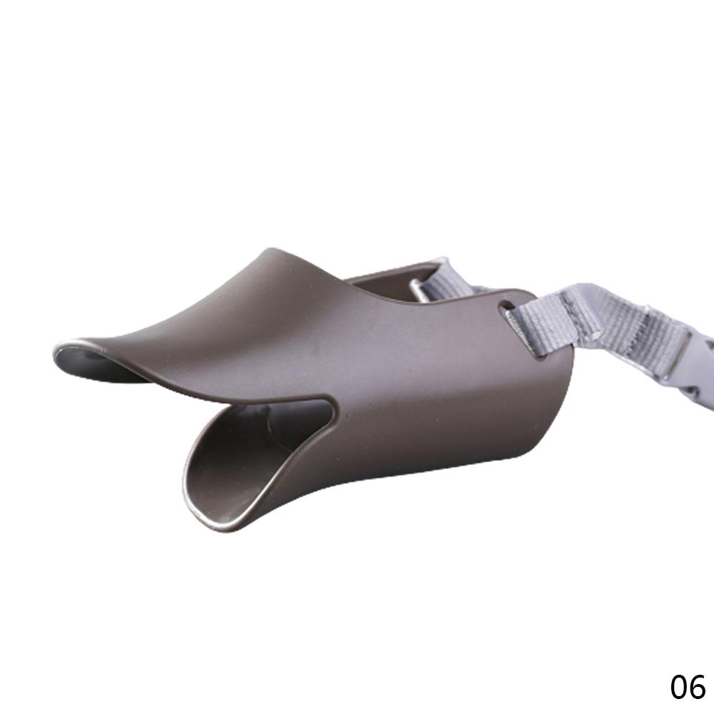 

Намордник для собаки, силиконовая маска в виде утиного клюва, защита от укусов, прекращение лая, намордник для собаки, намордник для домашнего питомца, S/M/L M кофейный