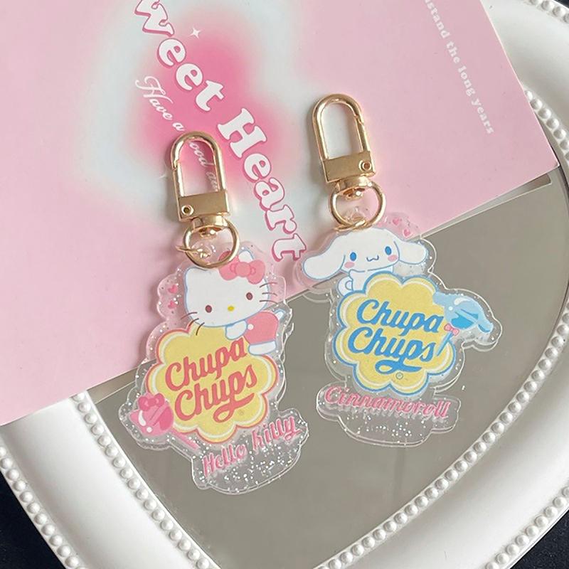 Anime Cartoon Kawaii Acrylic Keychain Pendant Bag Charm Decoration For Girl Gift