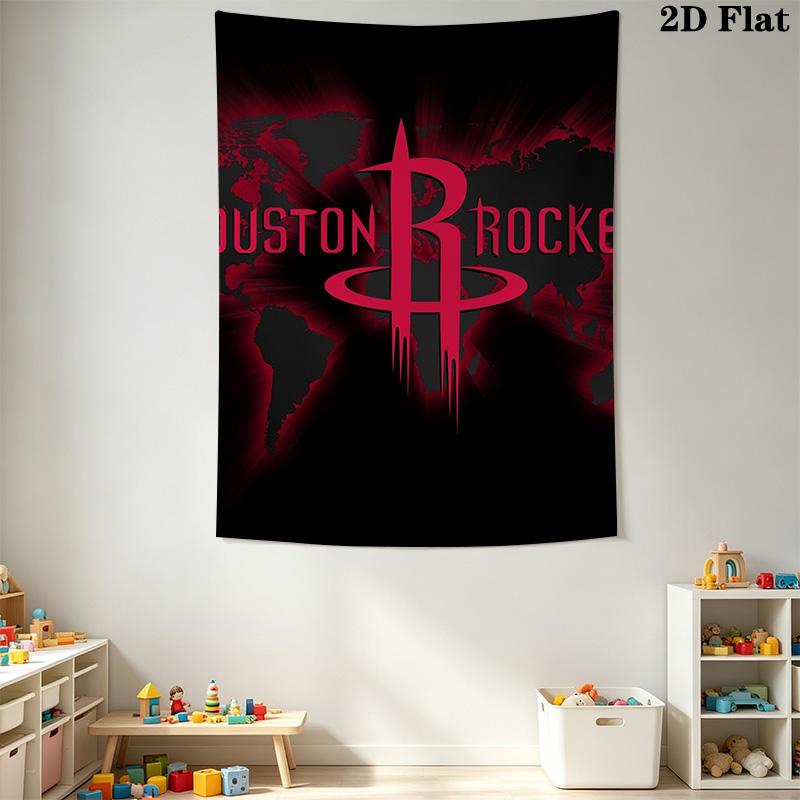 Rockets Basketball Team Logo Print Bedding 1 Duvet Cover 2 Pillowcase Without Core Duvet Cover And Pillowcase Christmas Birthday Gift