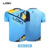 Neue LOKI Tischtennis Trikots für Damen und Herren, schnelltrocknende atmungsaktive Wettkampfsportbekleidung, Trainings-Kurzarm