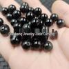 Silver Obsidian Gemstone Round Loose Beads for DIY Jewelry Making - Bracelet & Necklace Accessories