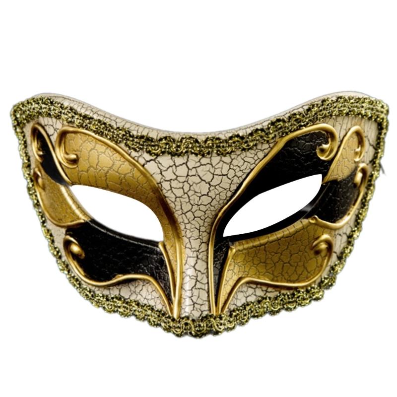 Masquerade Mask Halloween Mask Costume Decoration Half Face Mask for Women Men Halloween Masquerade Cosplay Party Proms