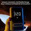 Mini Portable Handheld Electric Air Pump for Car Bicycle Tire Inflator Wireless Charging Digital Display Mounted Air Compressor