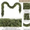 1.5/2.7mArtificial Norfolk Pine Christmas Wreath Green Garland Home Decor Festive Home Accent Room Decor Christmas Decorations