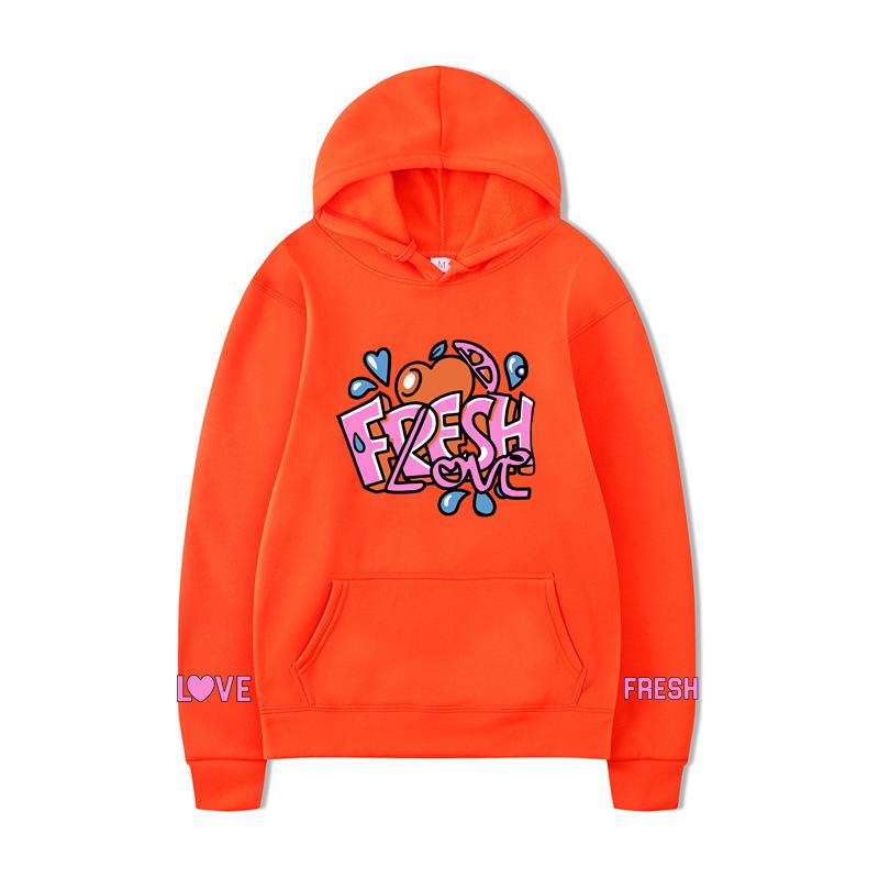 Autumn Winter Letter Print Men's Hoodie Y2K Clothes Vintage Fashion Oversize Casual Unisex Long Sleeve Pullovers