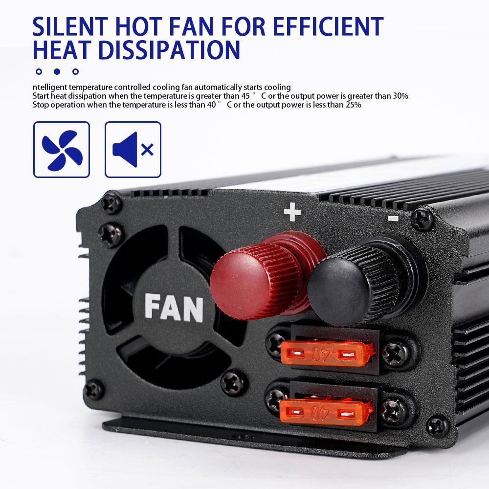 1000W Modified Sine Wave Power Inverter DC 12V To AC 220V Car Power USB Inverter Sine Wave Converter