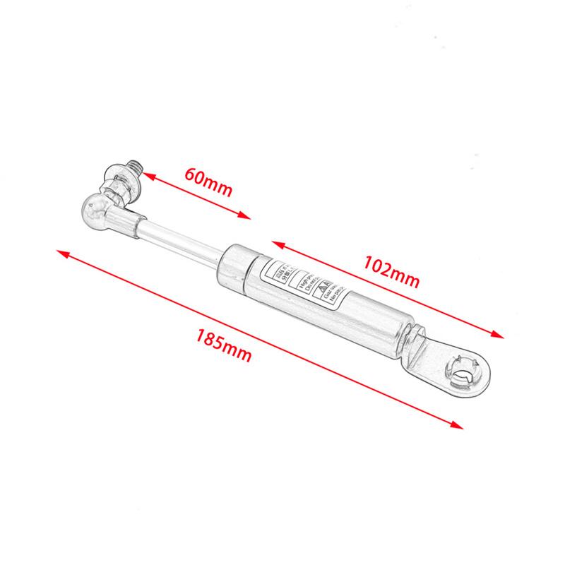 2Pcs Motorcycle Seat Strut Lift Supports Shock Absorbers Rod for Yamaha T-MAX 500 530, Adjustable Metal Seat Lifting Support Spring Bar