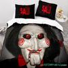 Horror Saw Movie Bedding Set Boys Girls Twin Queen Size Duvet Cover Pillowcase Bed Kids Adult Fashion Home Textileextile