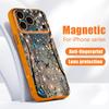 Glowing Fantasy Butterfly Pattern Case For iPhone 17 Pro Max Magnetic For Magsafe Skin Feeling Cover For iPhone 16 15 14 13 Pro Max
