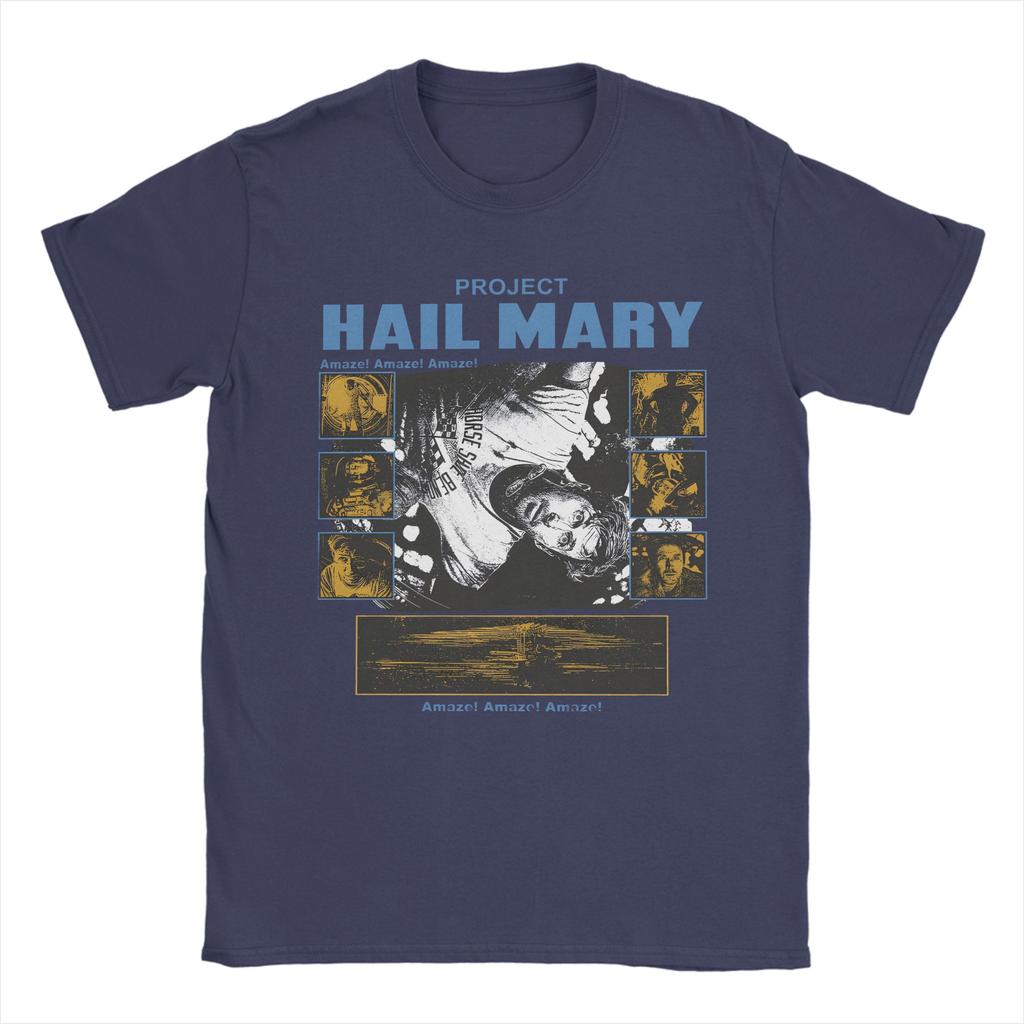 Unisexs Womens Project Hail Mary Save The World SciFi Rocky amaze Shirt Cotton Graphic Print TShirt Clothing Outfits