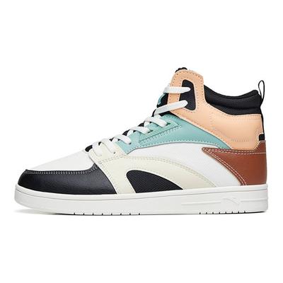 Street Fun Casual High-Top Skate Shoes Women Sneakers White Black 122238067-2