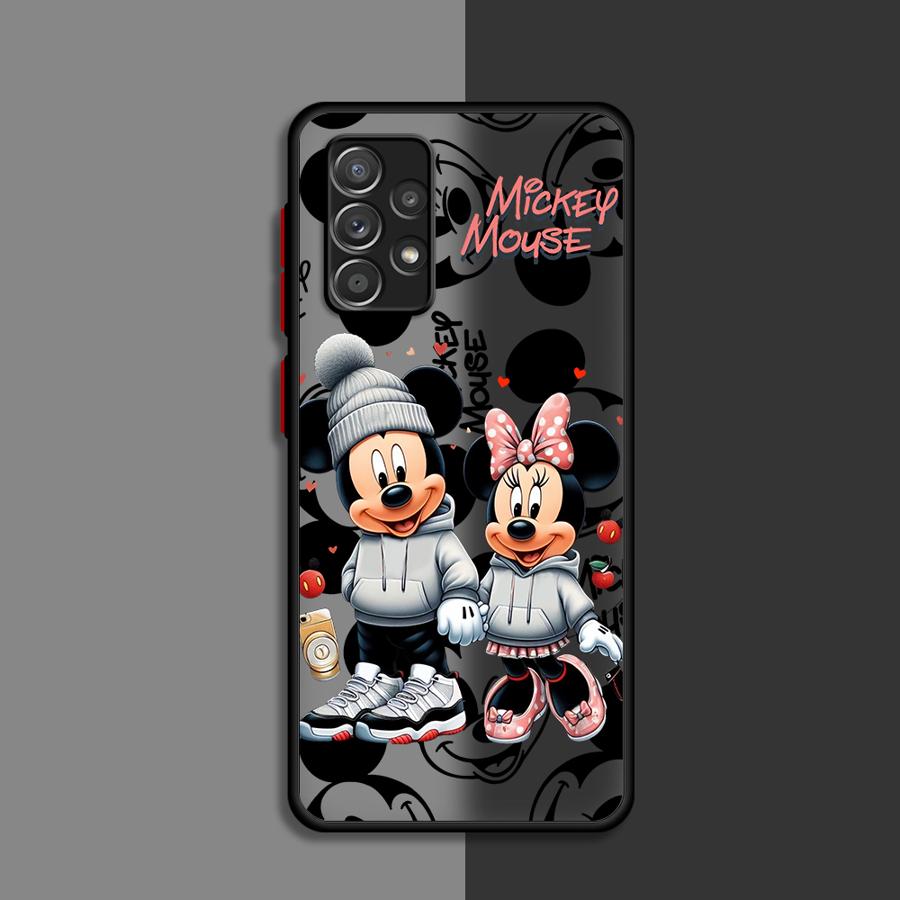 Disney Mickey Mouse Phone Case for Samsung A12 A13 A14 A15 A22 A23 A32 A52 A72 4G 5G A25 A33 A34 A35 A53 A54 A55 A73 5G A24 4G