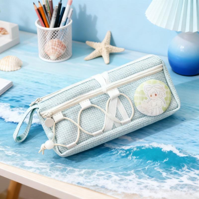 Kawaii Pencil Cases Large Capacity Pencil Case Pouch Holder Box for Girls Office School Supplies Pencil Bag Korean Stationery