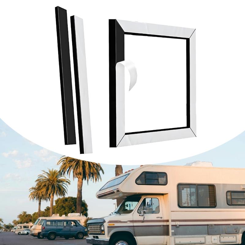 Campers Roof Top AC Seal Gasket Set In EVA Foam With Adhesive Installation Roof Air Conditioner Gasket and Seal Universal